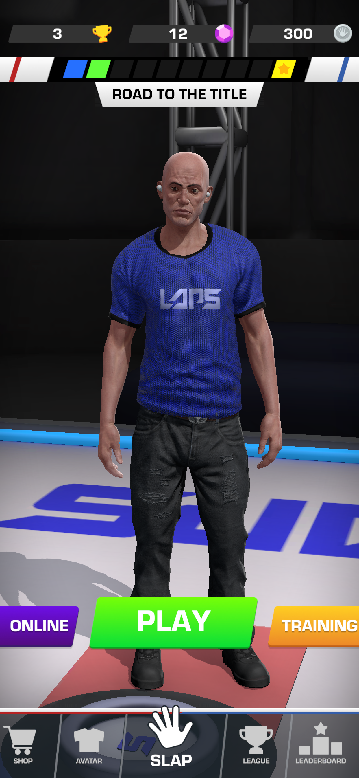 Screenshot of Power Slap