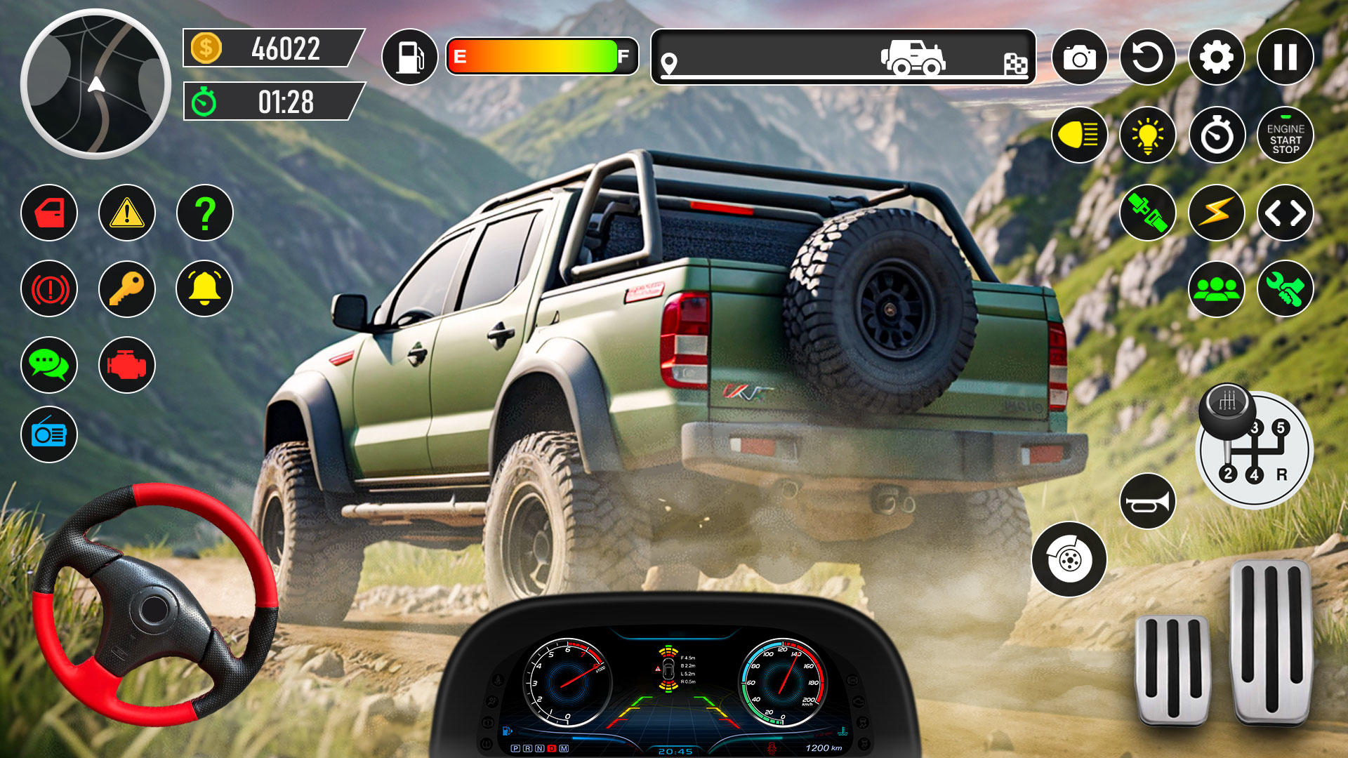 SUV 4x4 Jeep Off Road Games ภาพหน้าจอเกม