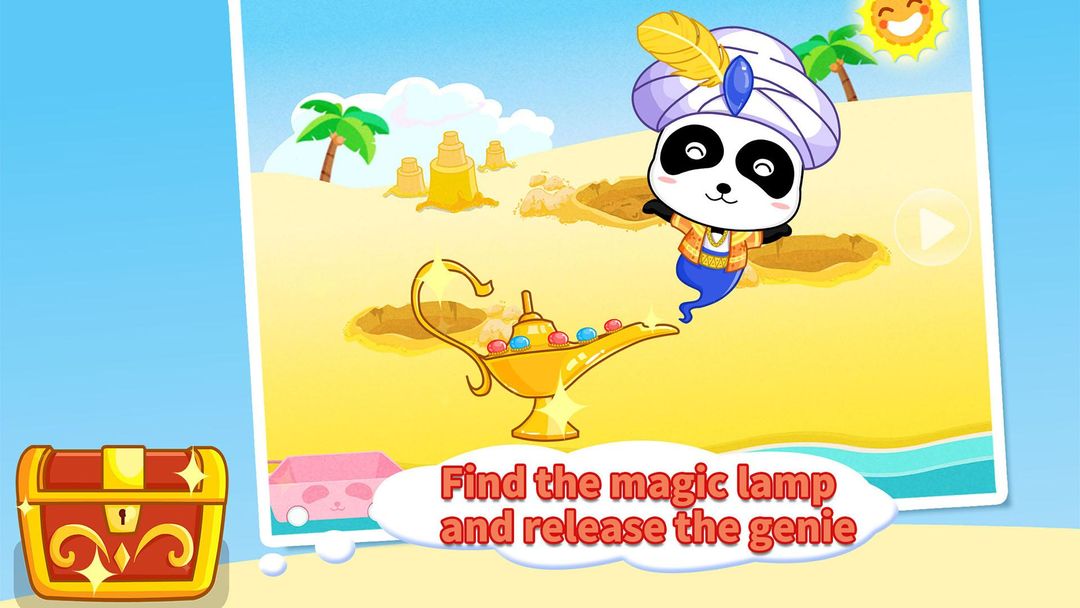 Baby Panda’s Treasure Island screenshot game