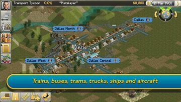 Transport Tycoon ゲームのスクリーンショット