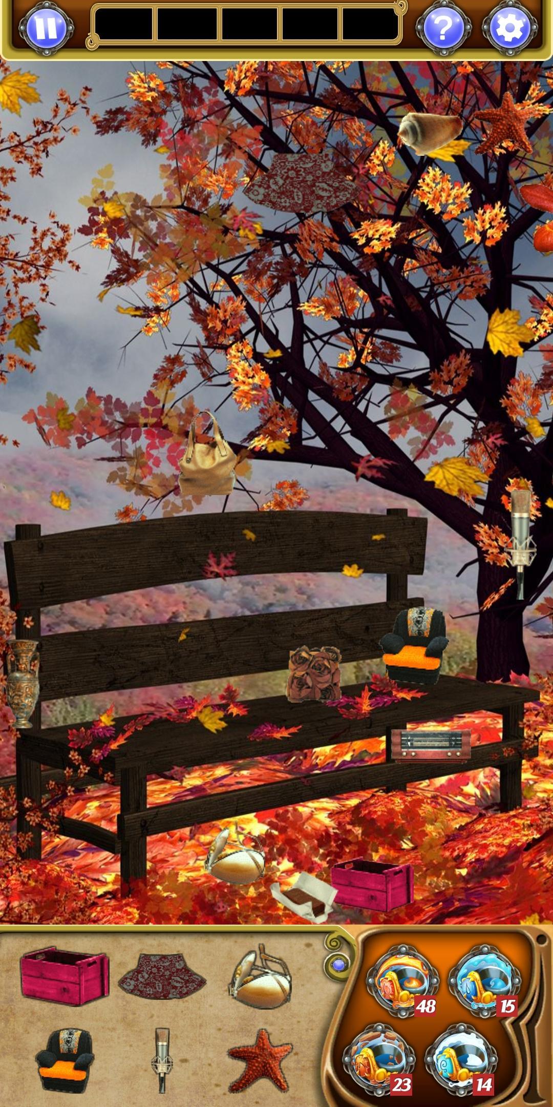 Hidden Object - Autumn Garden Game Screenshot