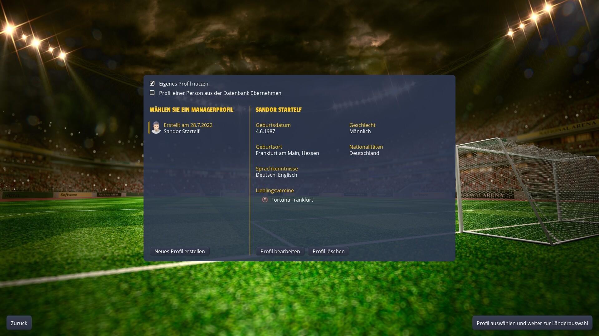 Screenshot of Player's Eleven - A Football Manager Game