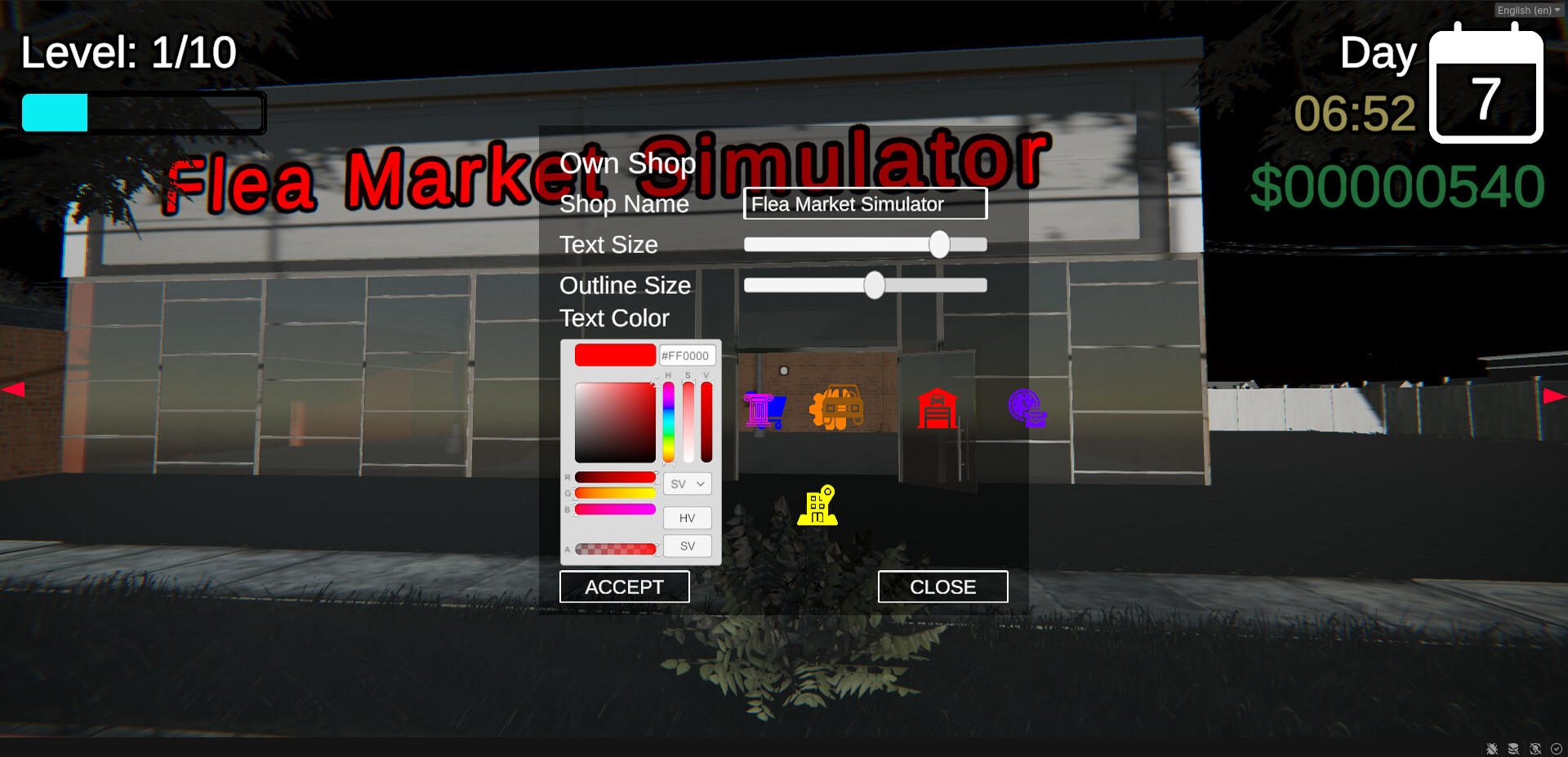 Flea Market Simulator '24 ภาพหน้าจอเกม