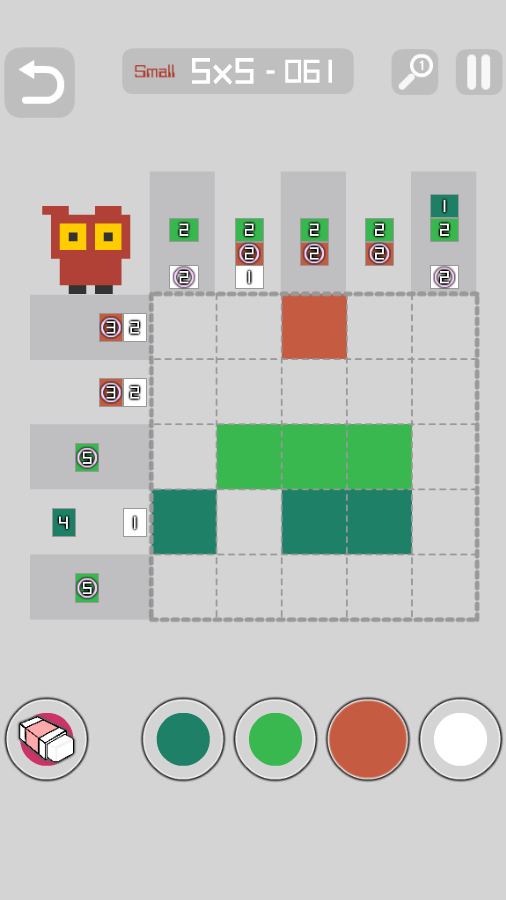 Mine Sketch Picross Game Screenshot