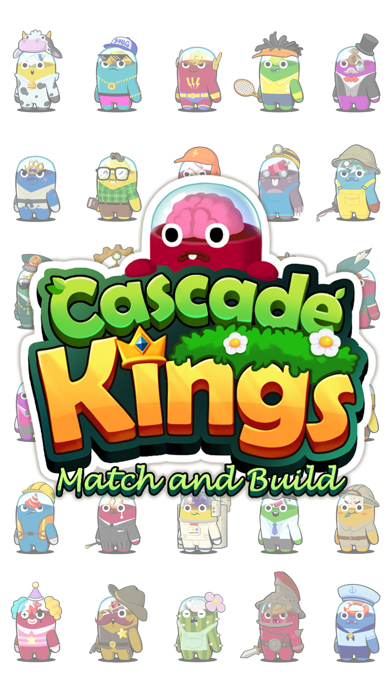 Screenshot 1 of Cascade Kings : 匹配與建造 