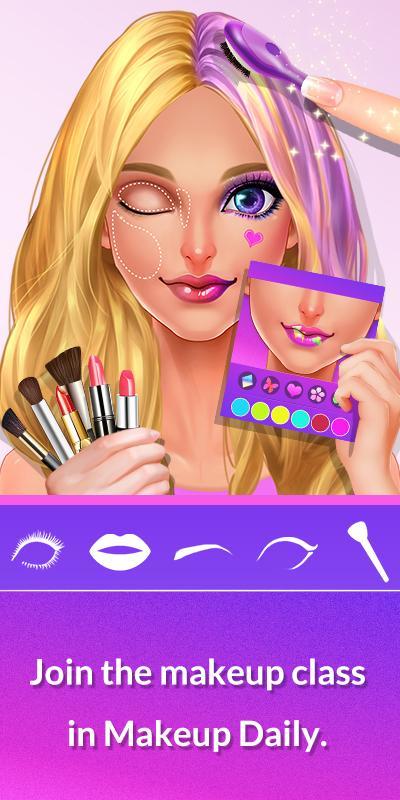 Cuplikan Layar Game Makeup Daily - Girls Night Out