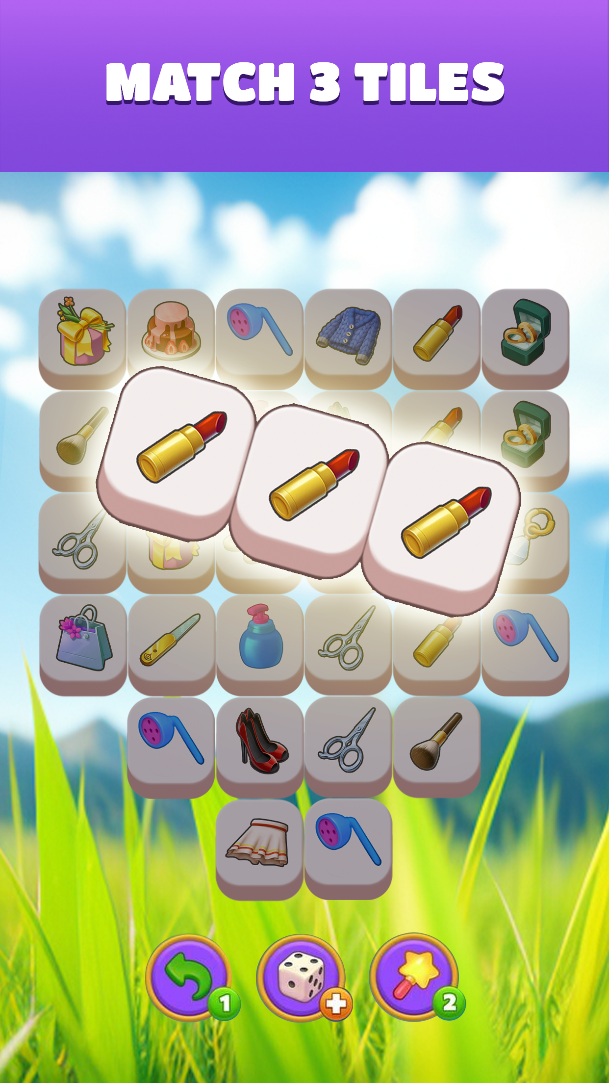 Tile Trio: Makeover Match 3d Game Screenshot
