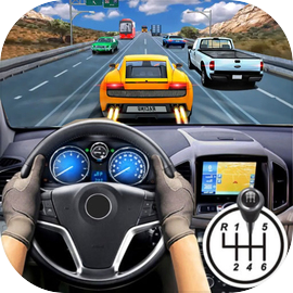 Highway Speed POV Car Racing