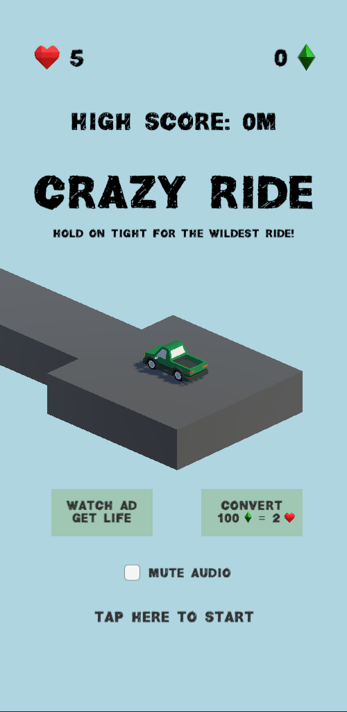 Crazy Ride ภาพหน้าจอเกม