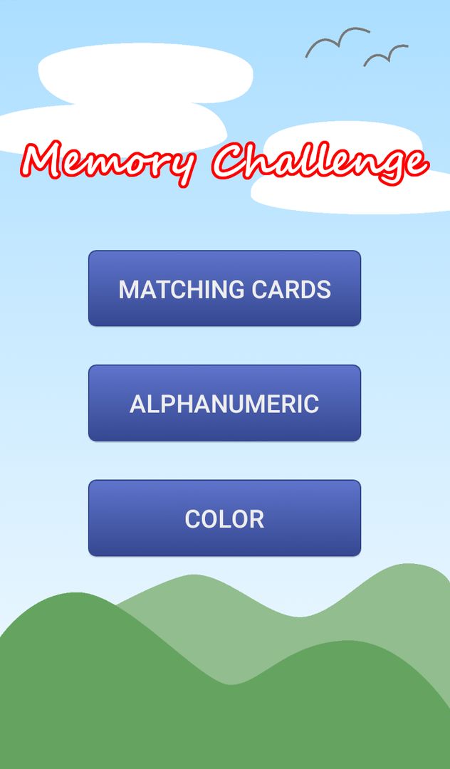 Screenshot of Memory Challenge