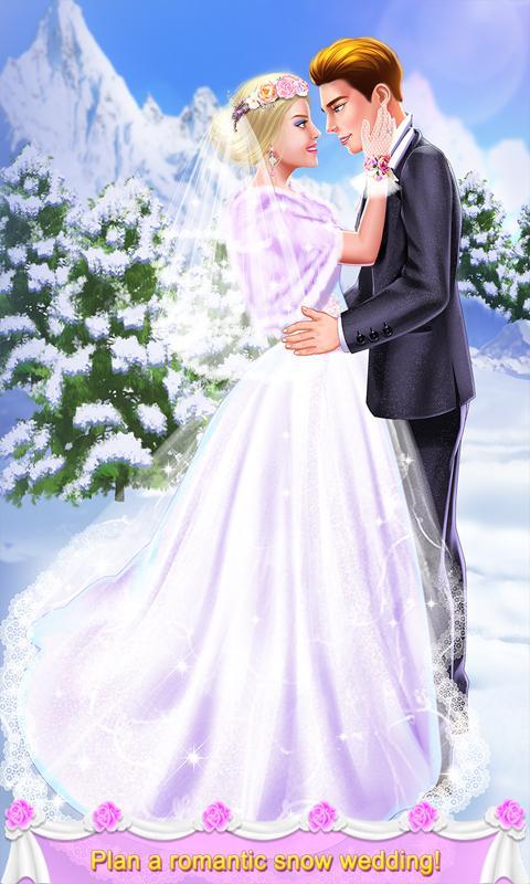 Screenshot 1 of Salão de casamento na neve SPA para meninas 1.1