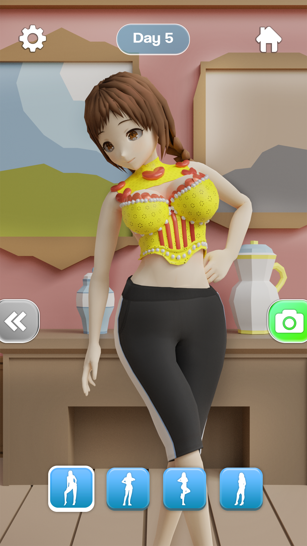 Screenshot of Anime Girl Bra Maker