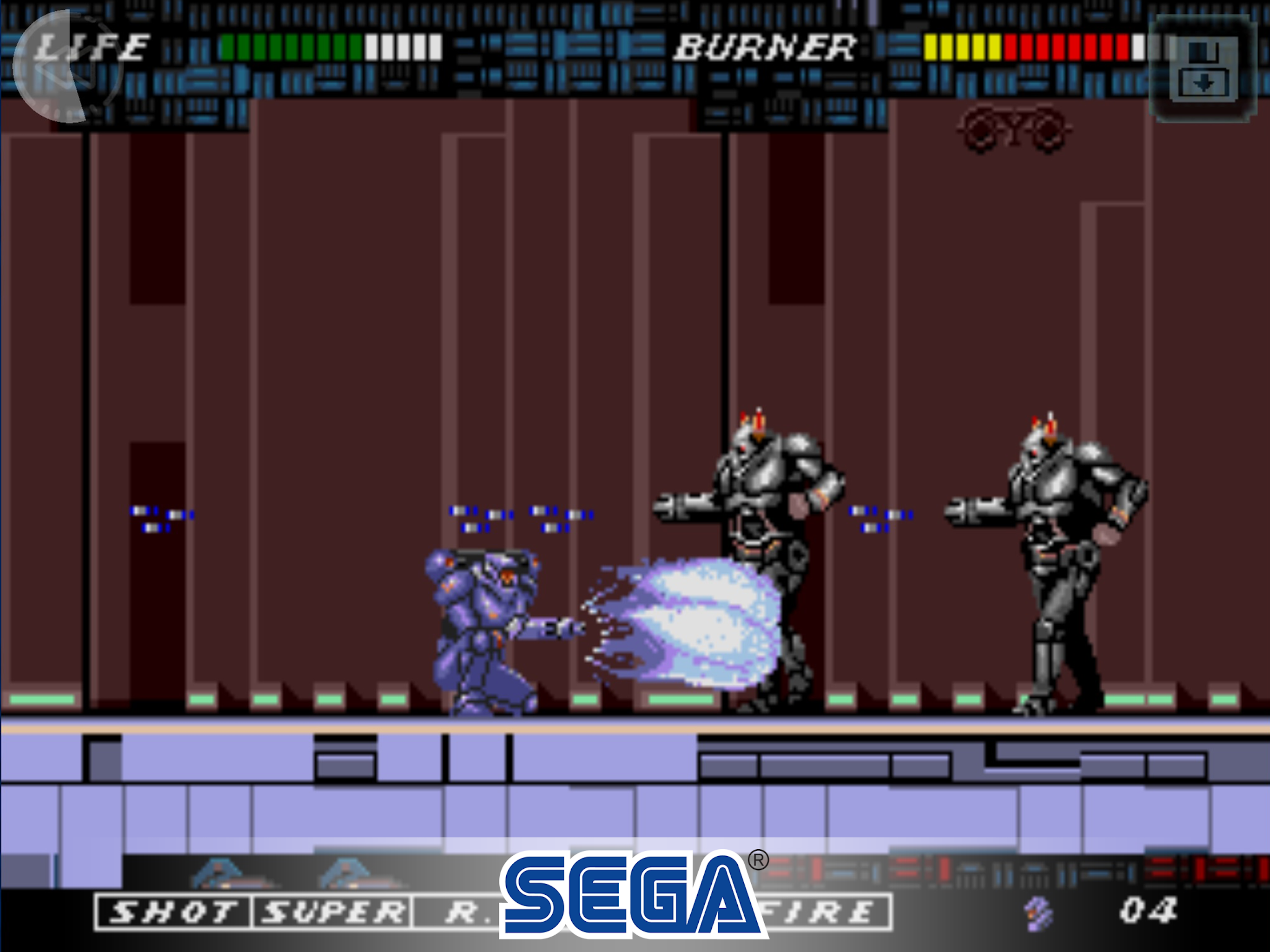 ESWAT City Under Siege Classic Game Screenshot