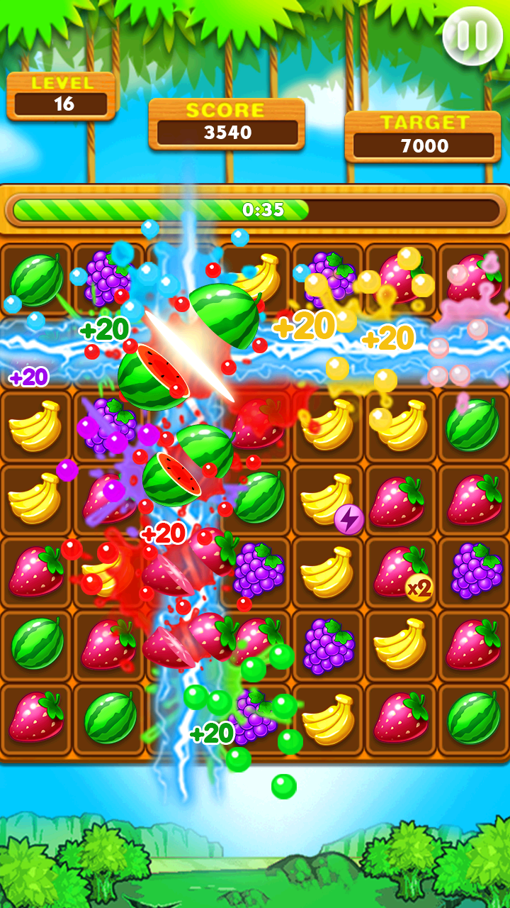 Screenshot of Fruit Splash