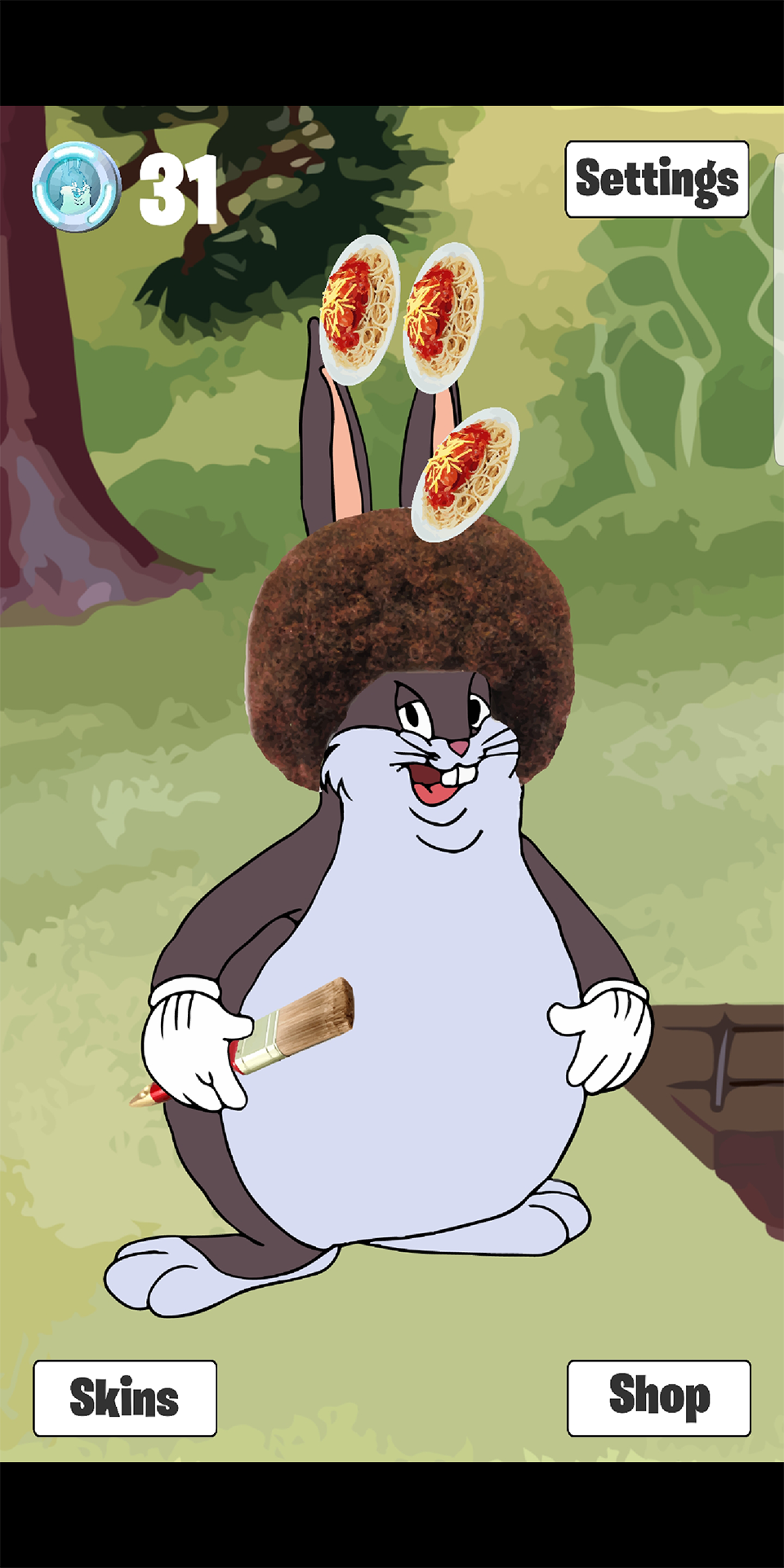 Cuplikan Layar Game Chungus Clicker