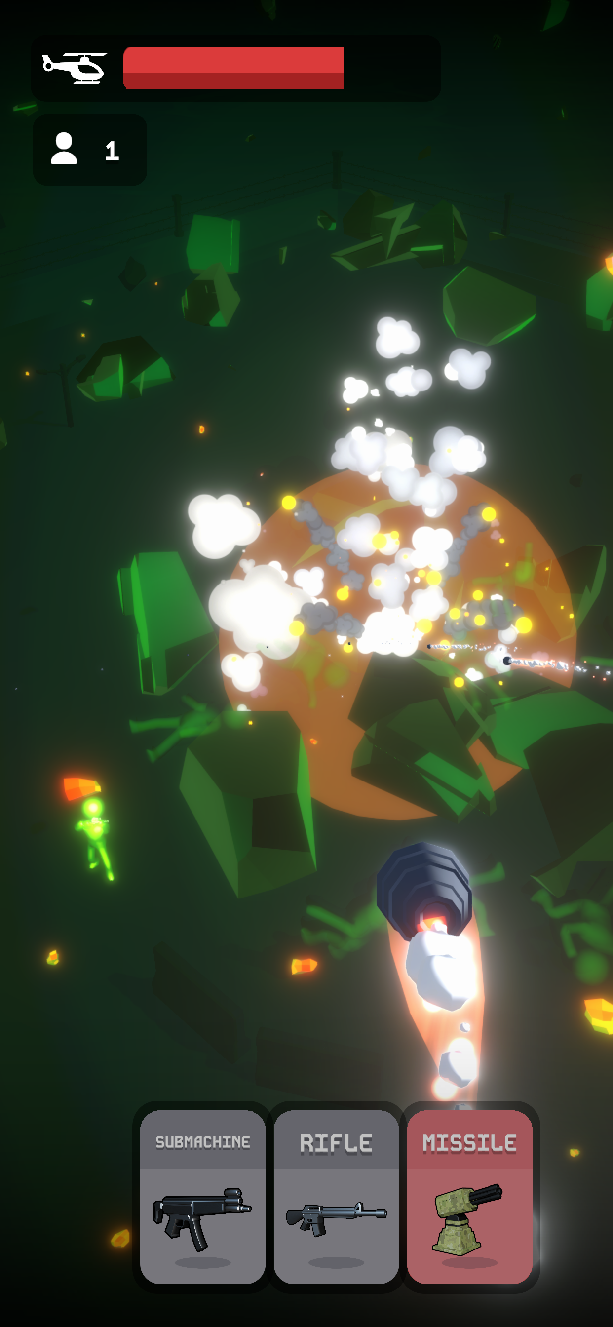Helicopter Runner Game Screenshot