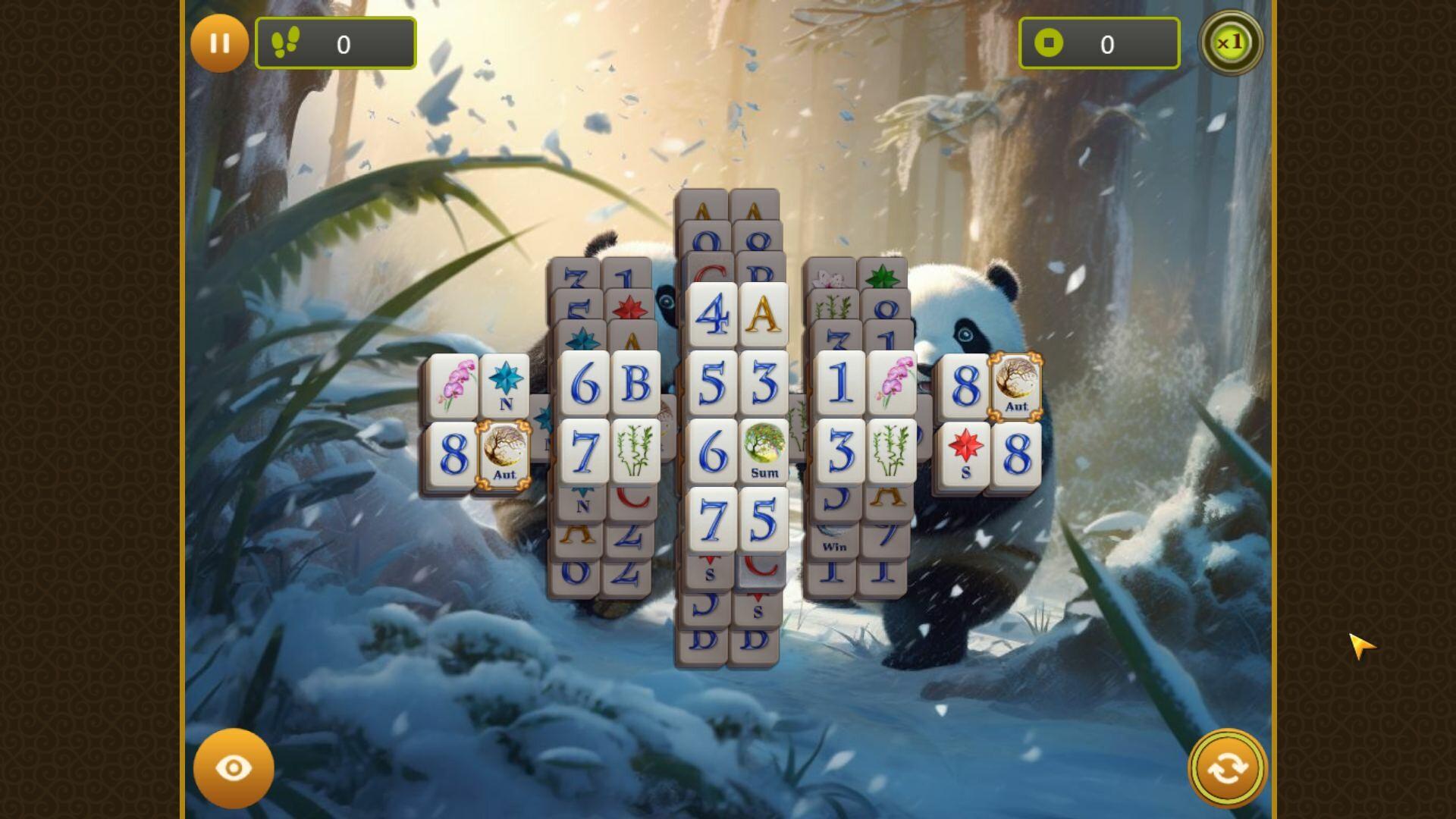 Panda Choice Mahjong Game Screenshot