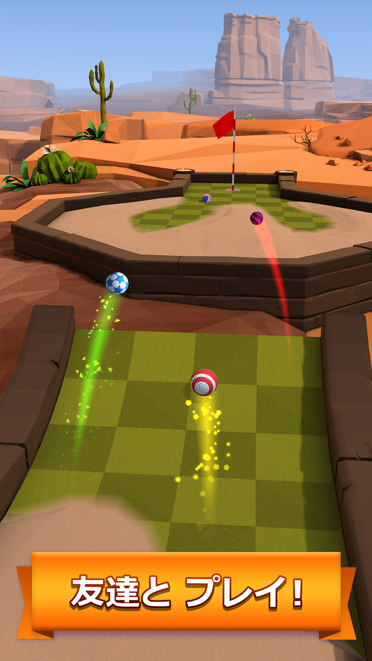 Golf Battle ゲームのスクリーンショット