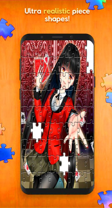 Kakegurui Anime Puzzle Game Screenshot
