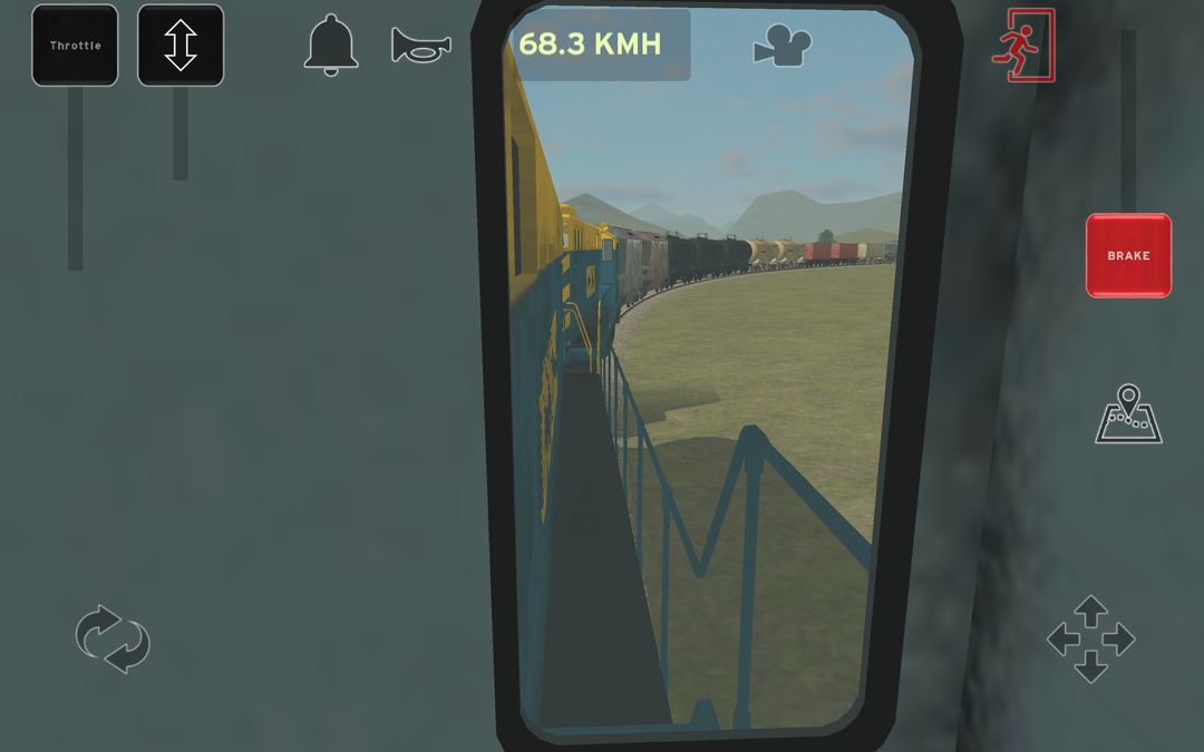 Screenshot of Train and rail yard simulator
