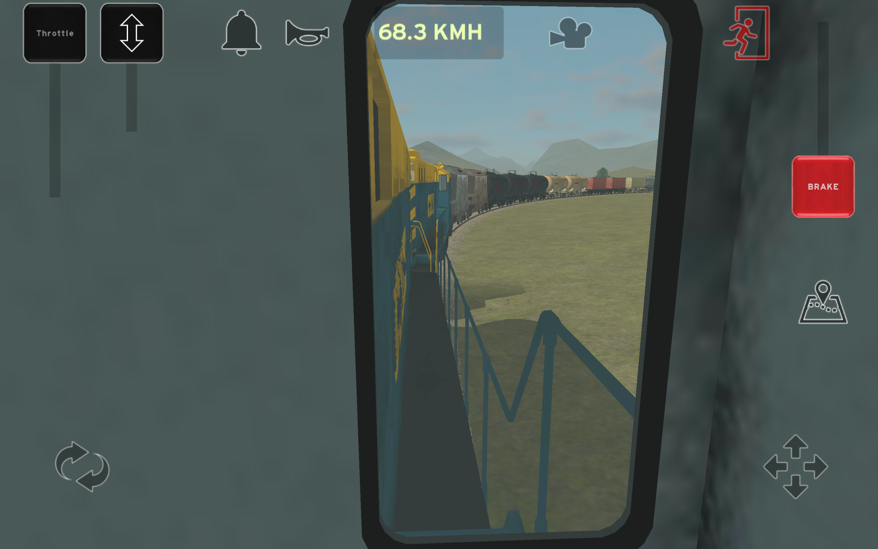 Train and rail yard simulator Game Screenshot