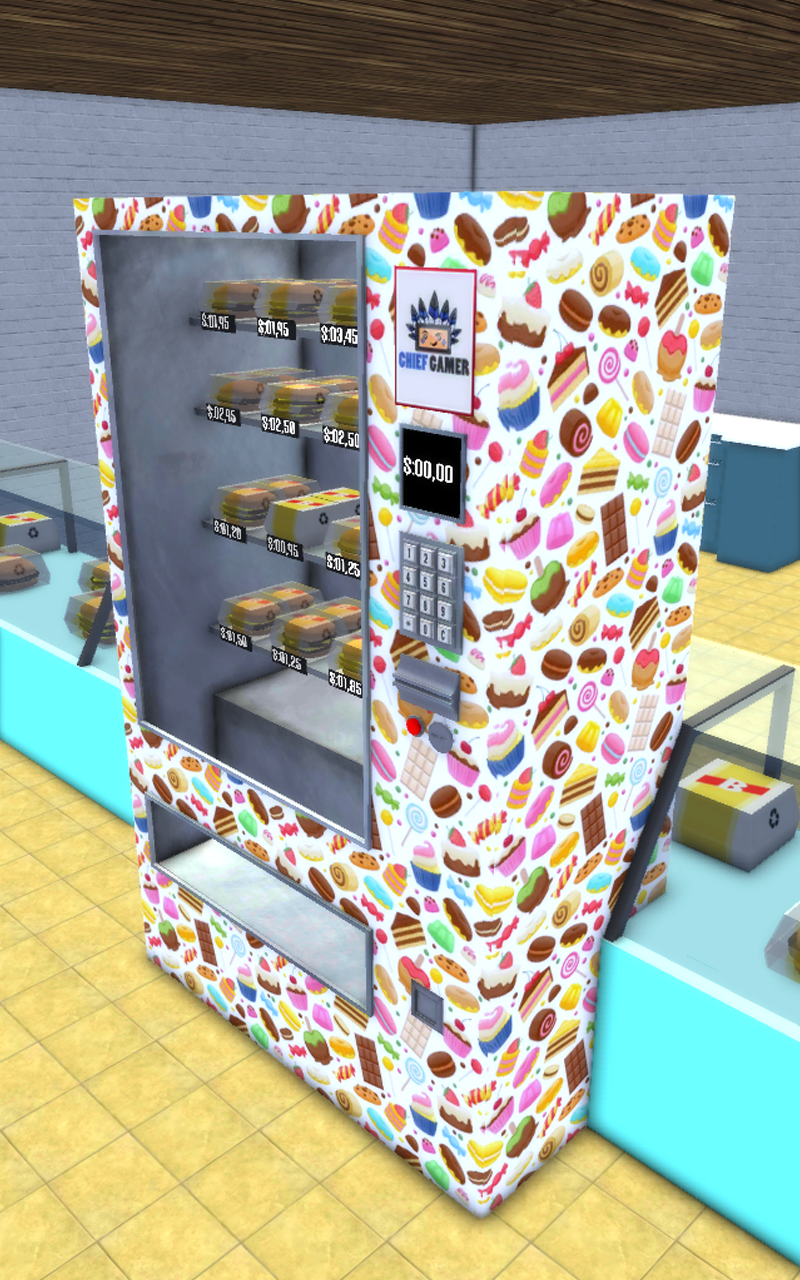 Kids Burger Vending Machine Game Screenshot