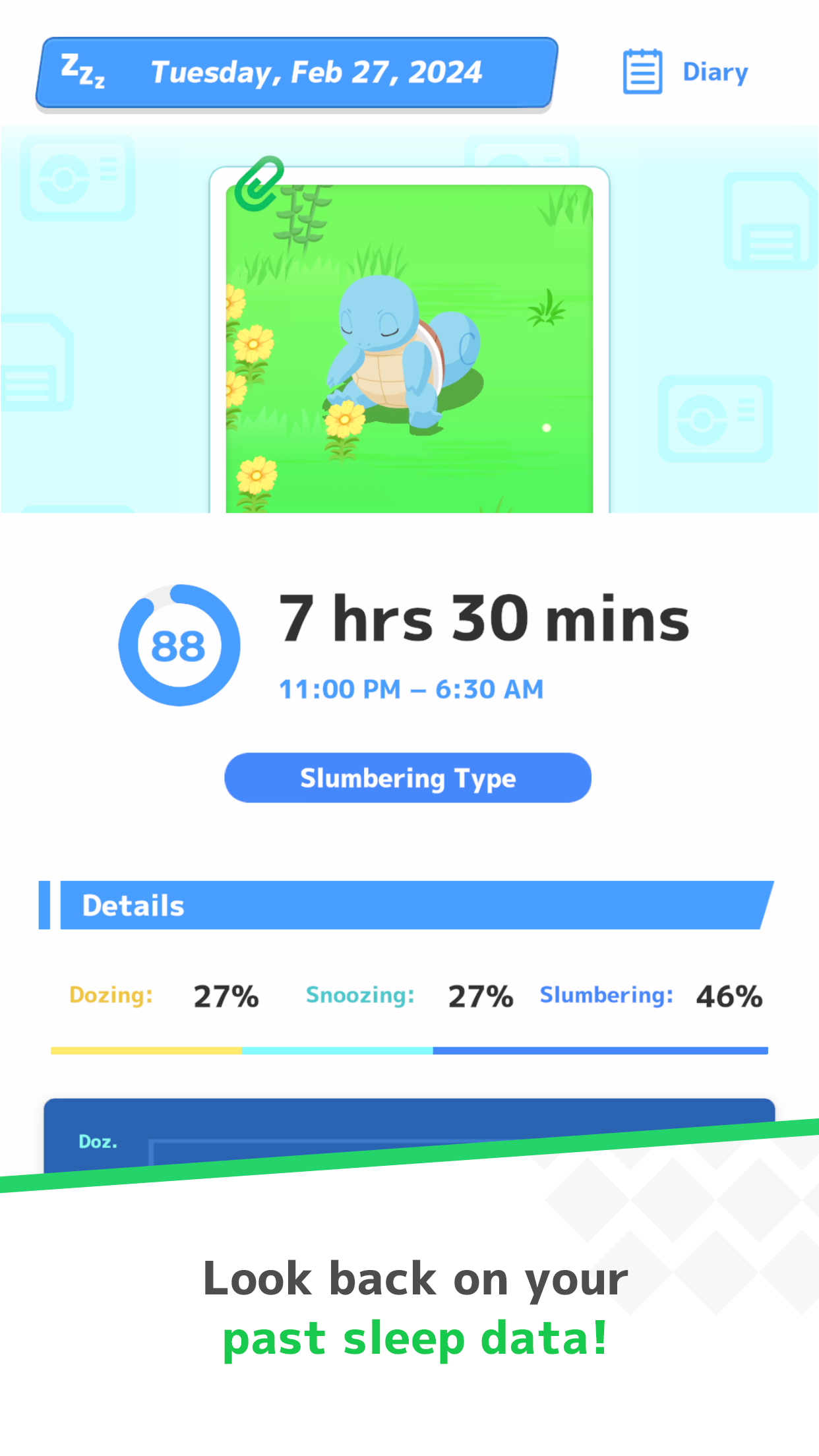 Pokémon Sleep Game Screenshot
