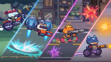 Cat Gunner: Super Force Game Screenshot
