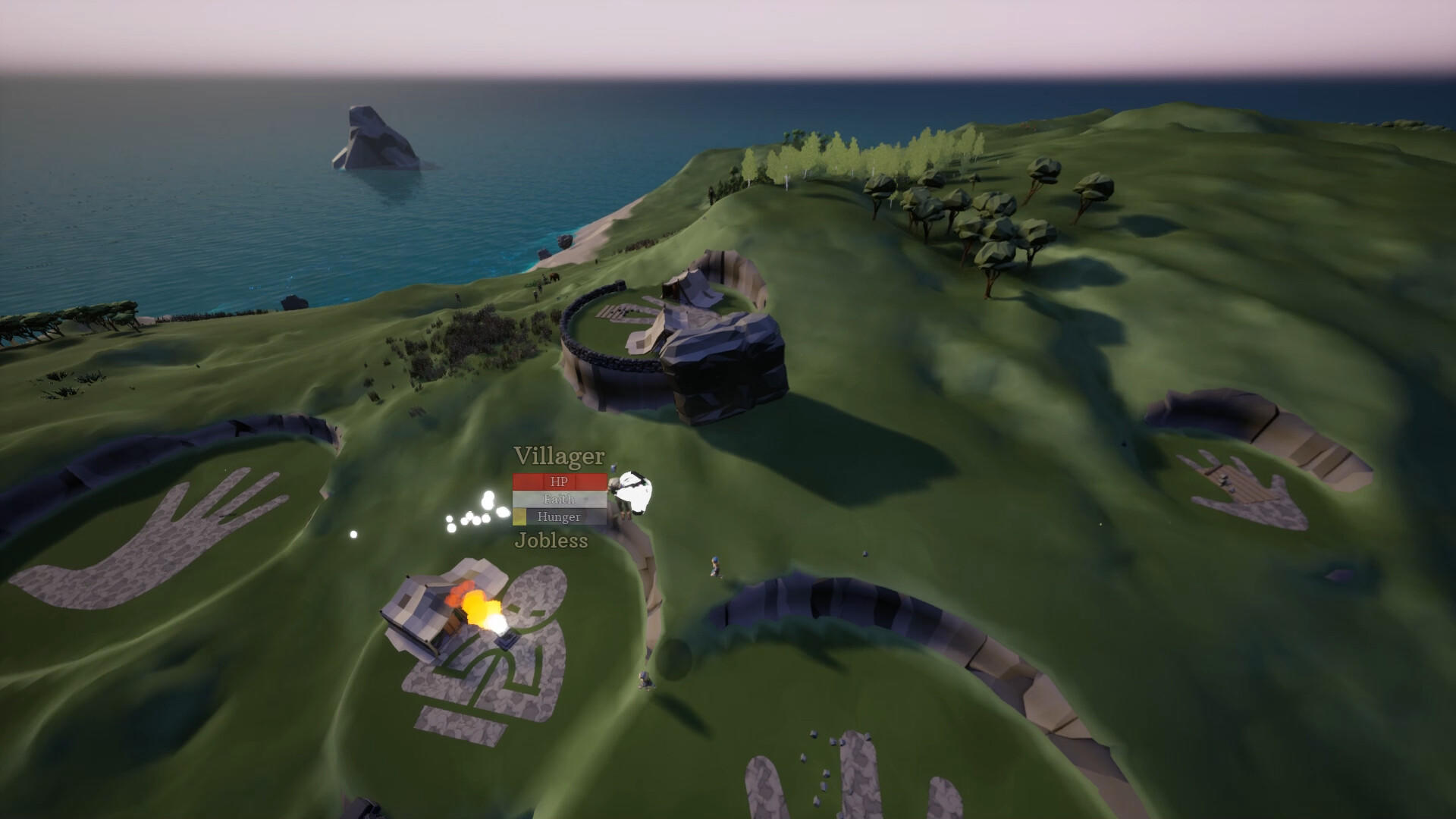 Screenshot of Genesis of a Small God