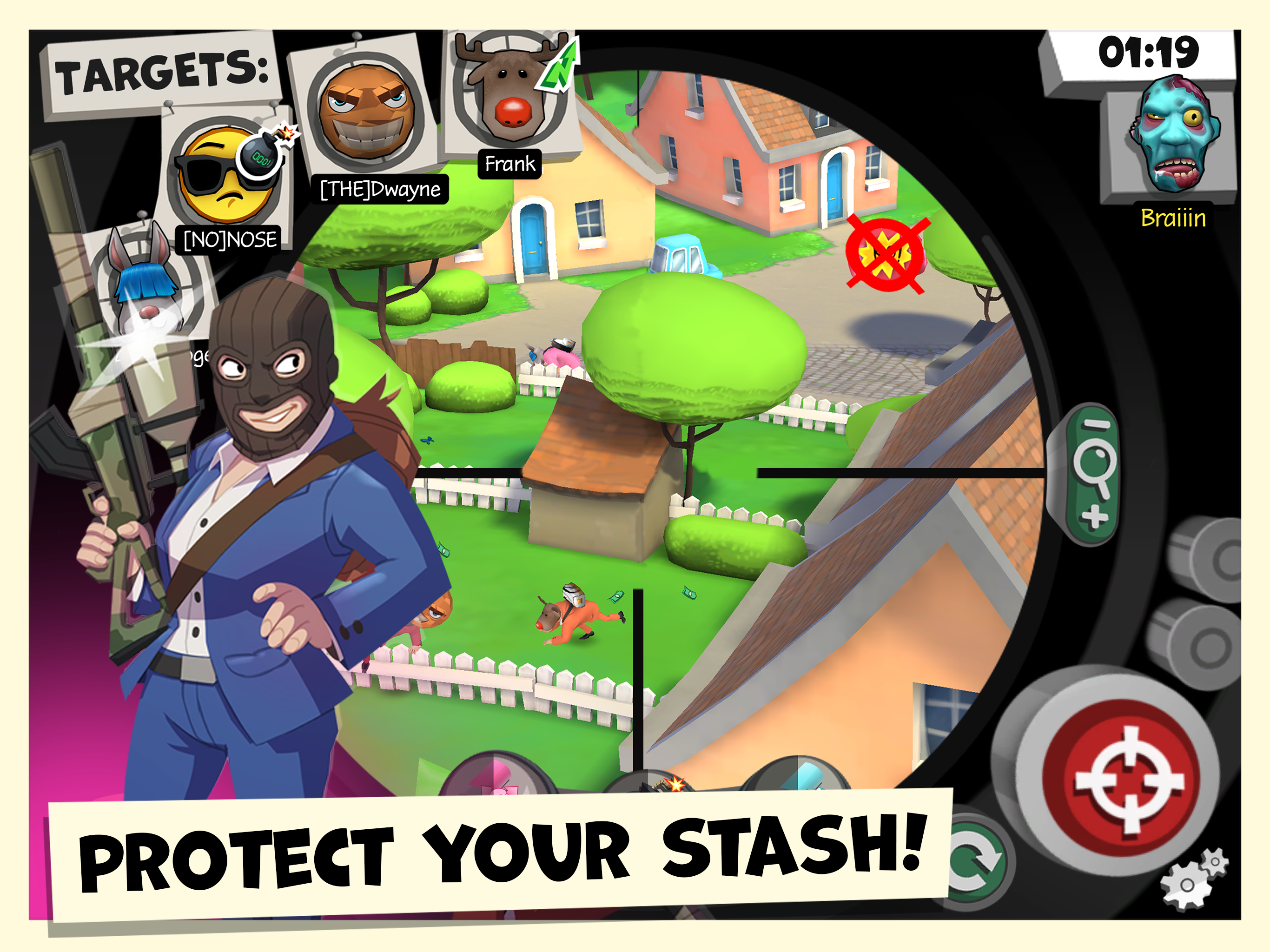 Snipers vs Thieves: Classic! Game Screenshot