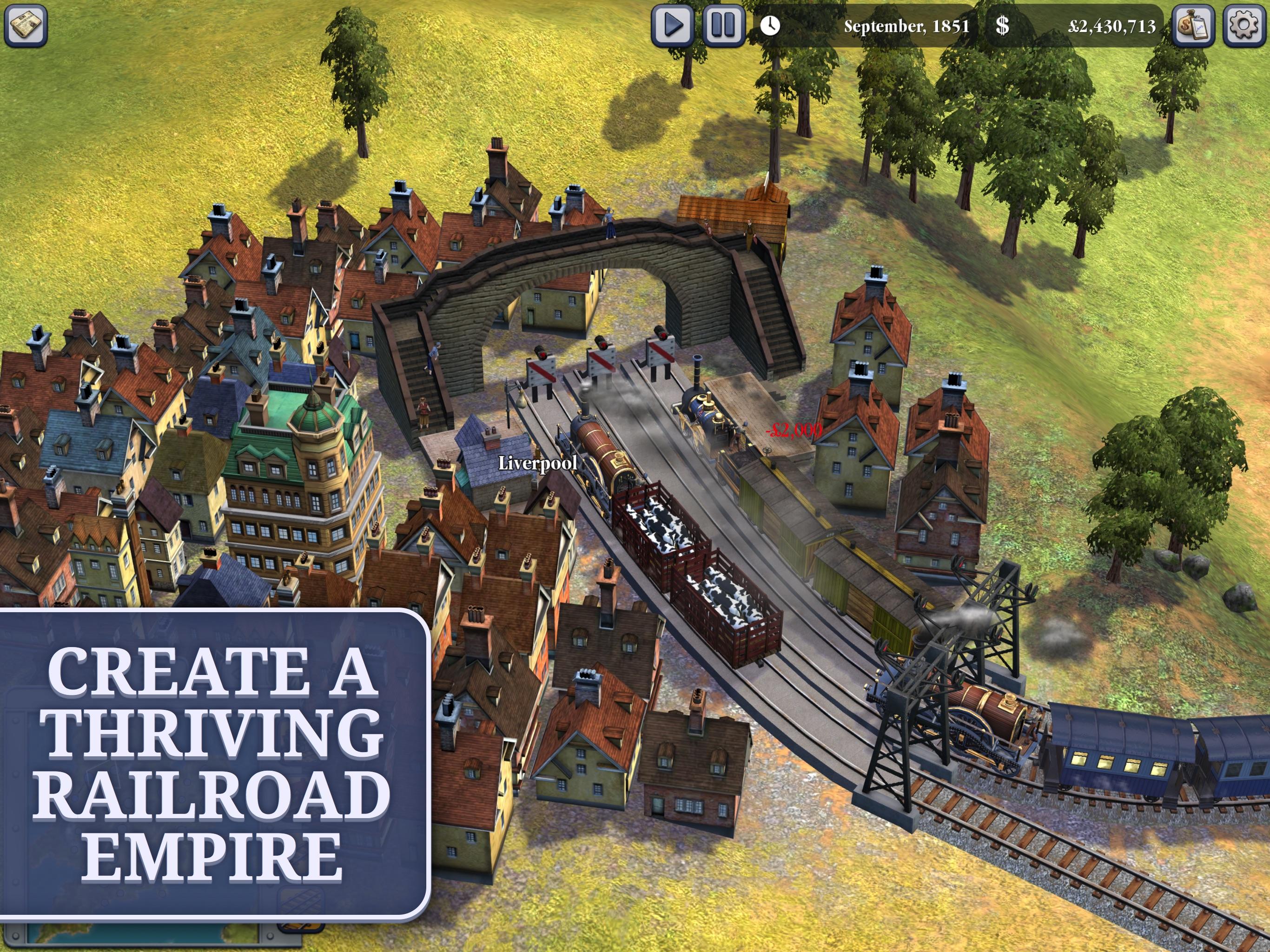 Sid Meier's Railroads! Game Screenshot