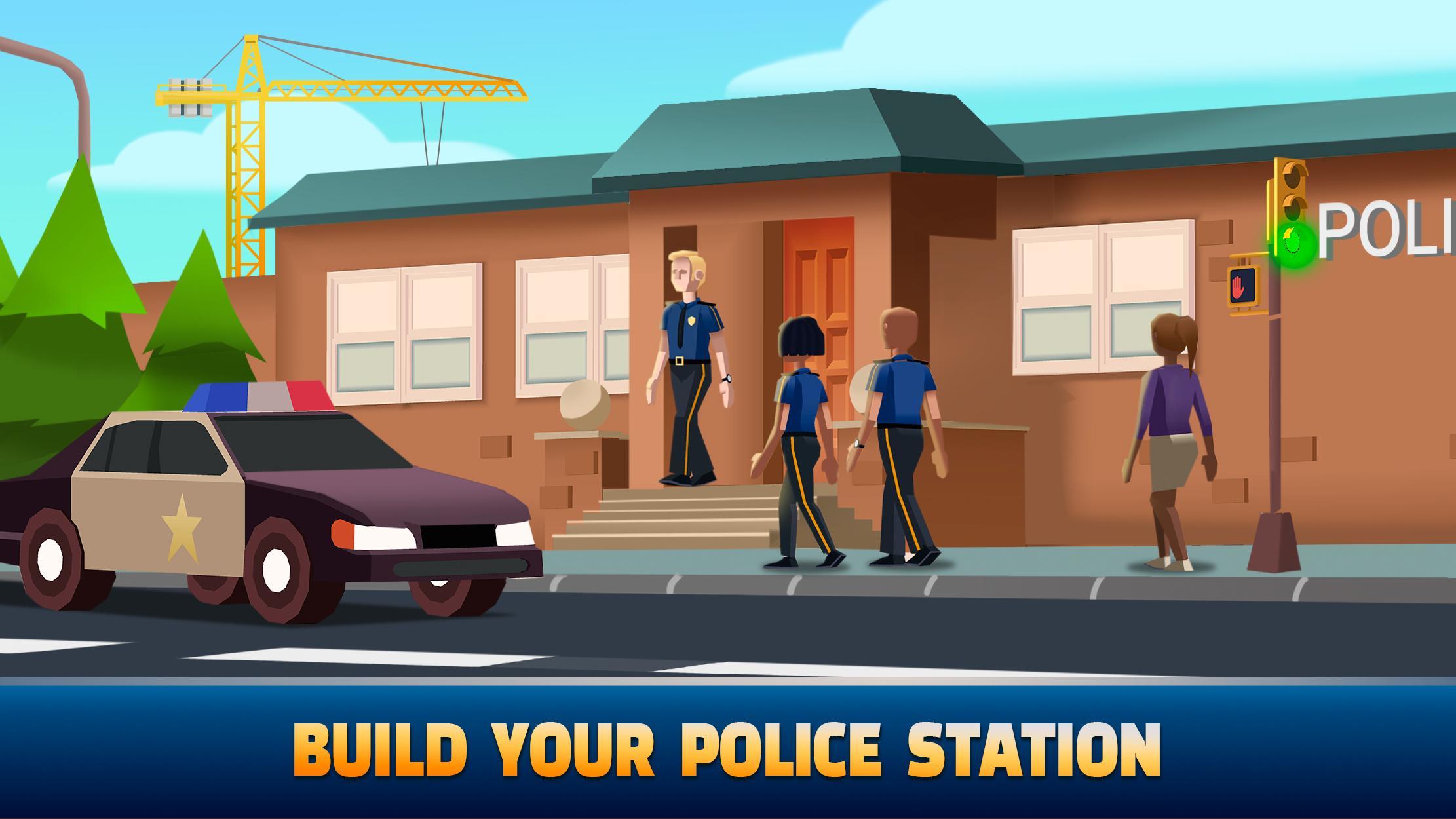 Screenshot 1 of Idle Police Tycoon - jogo de policiais 1.28