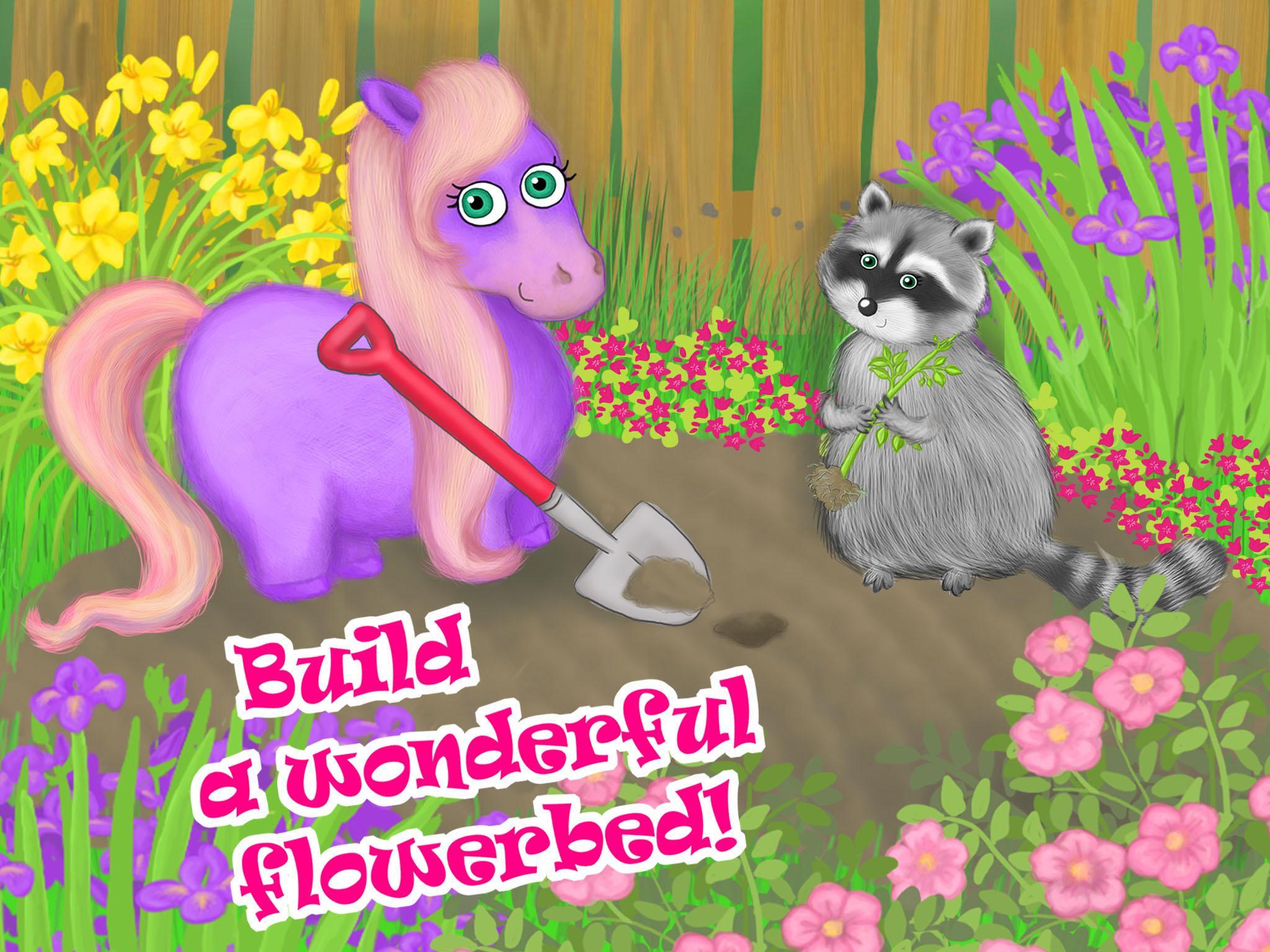 Pony Sisters in Magic Garden 게임 스크린샷