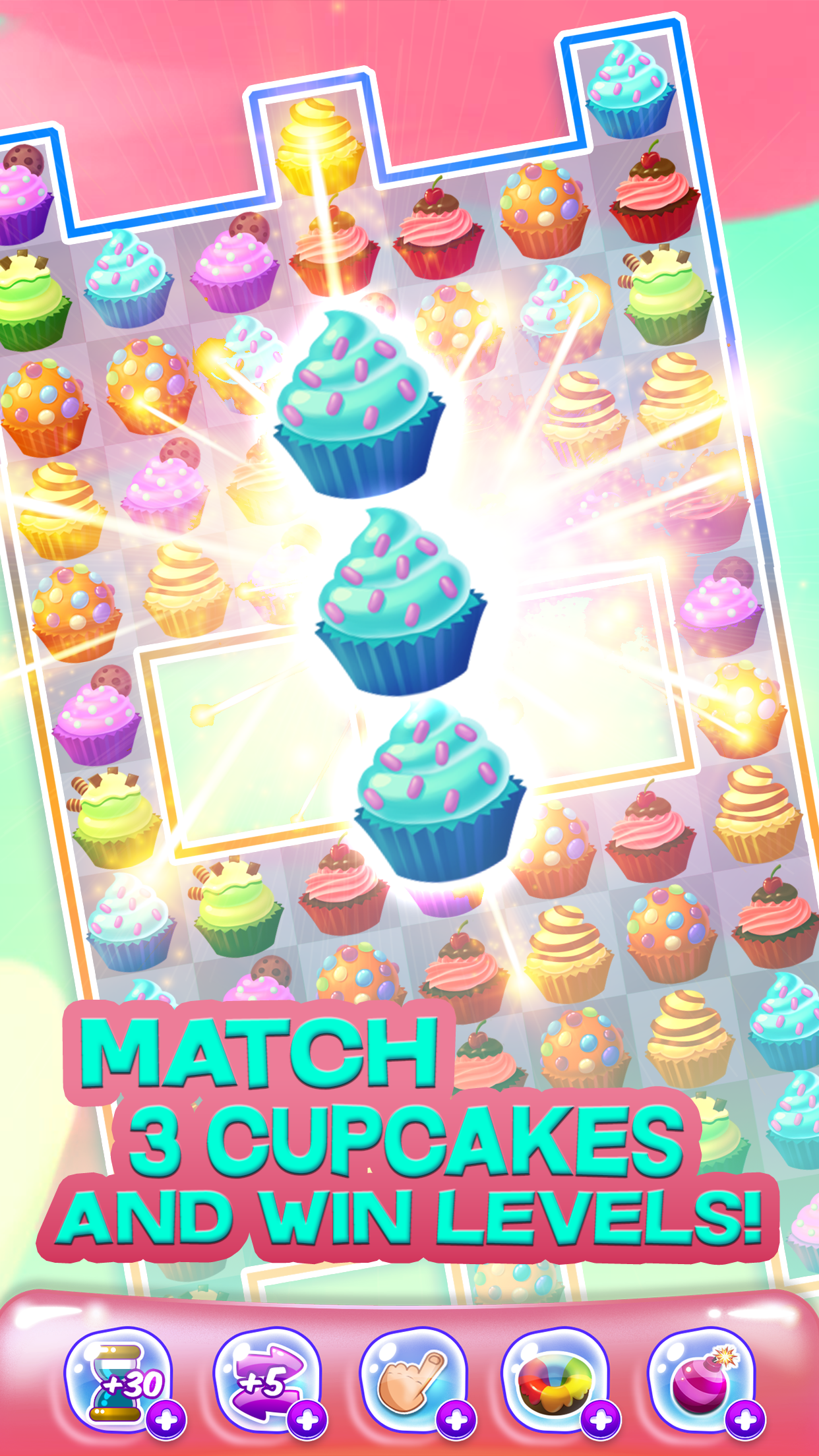 CupCake Jam Match 3 screenshot game