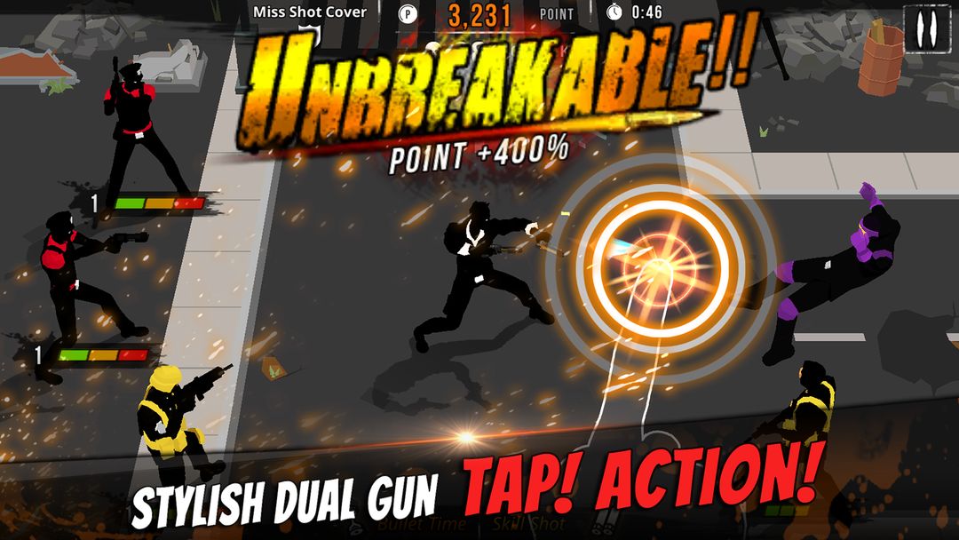 GunStrider: Tap Strike ภาพหน้าจอเกม