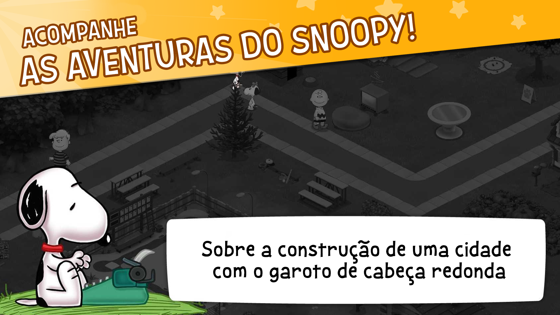 Captura de Tela do Jogo Cidade de Snoopy