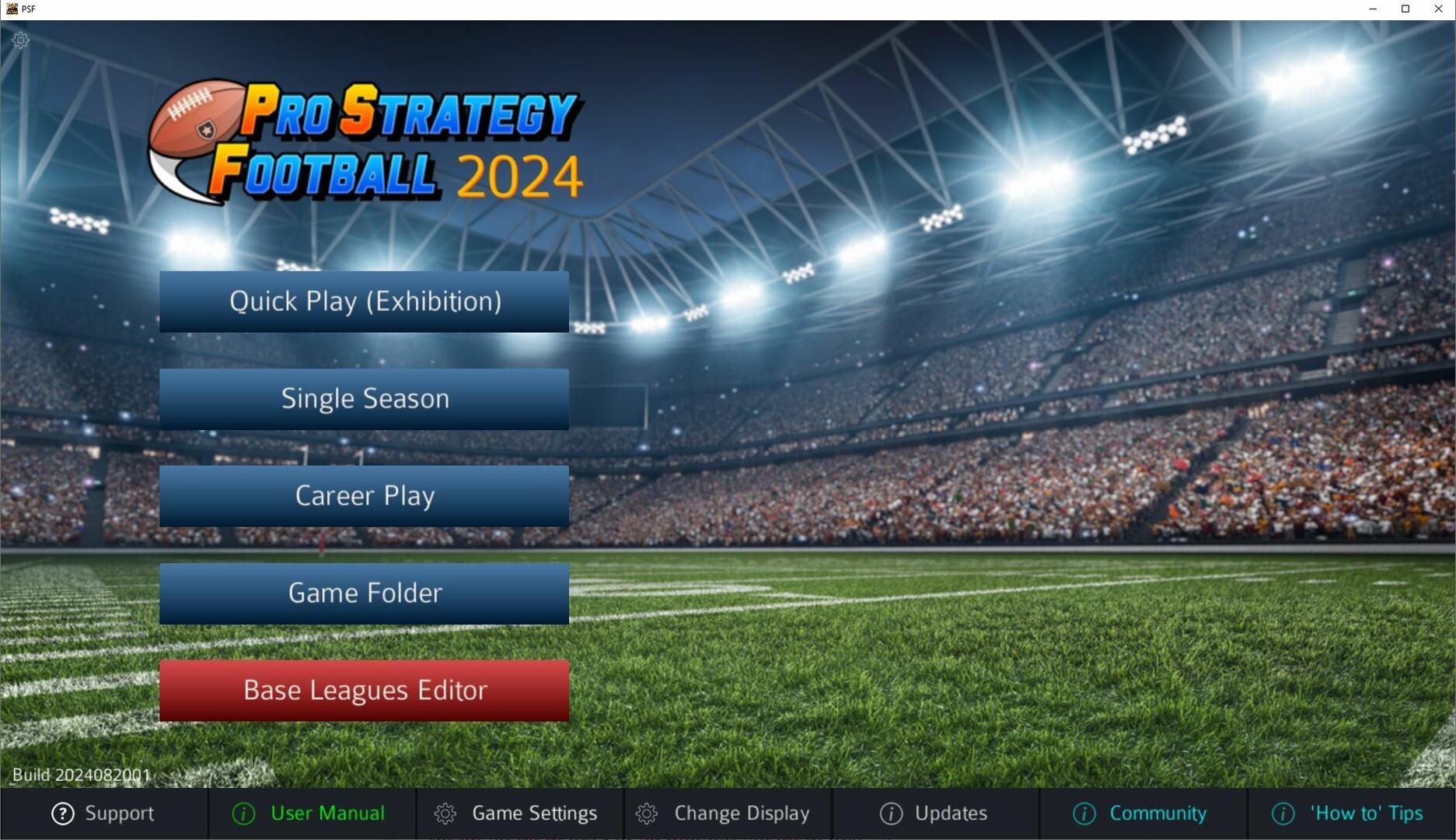Pro Strategy Football 2024 게임 스크린 샷
