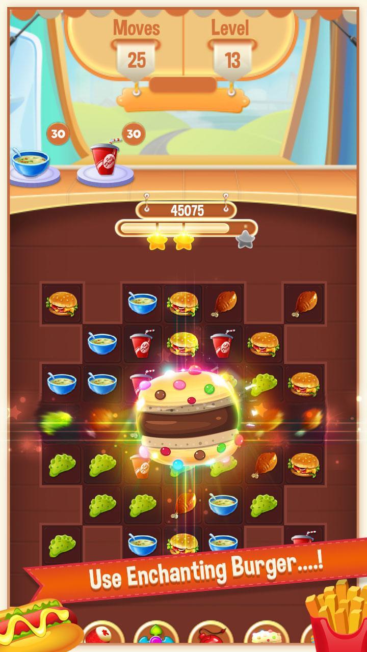Burger Mania ゲームのスクリーンショット