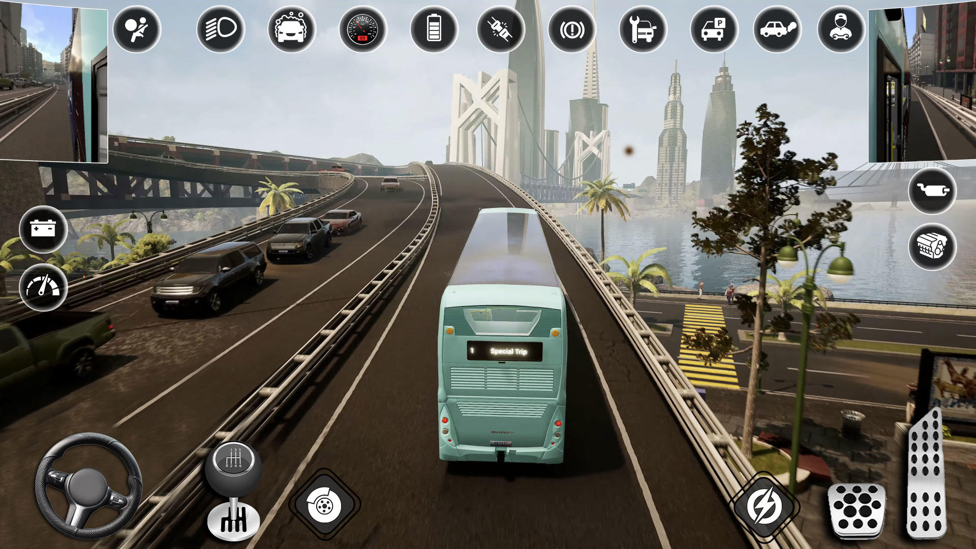 City Bus Simulator 3D Bus Game Game Screenshot