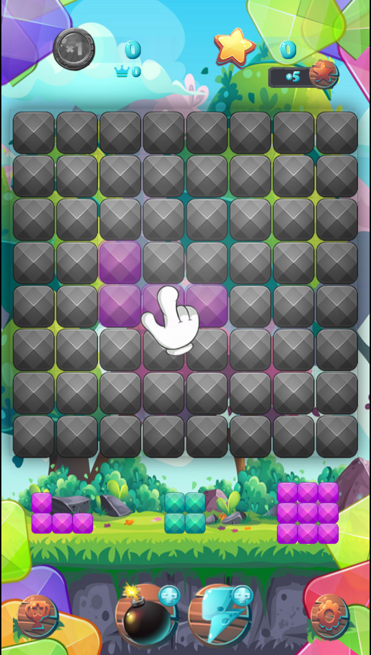 Скриншот игры Block Puzzle