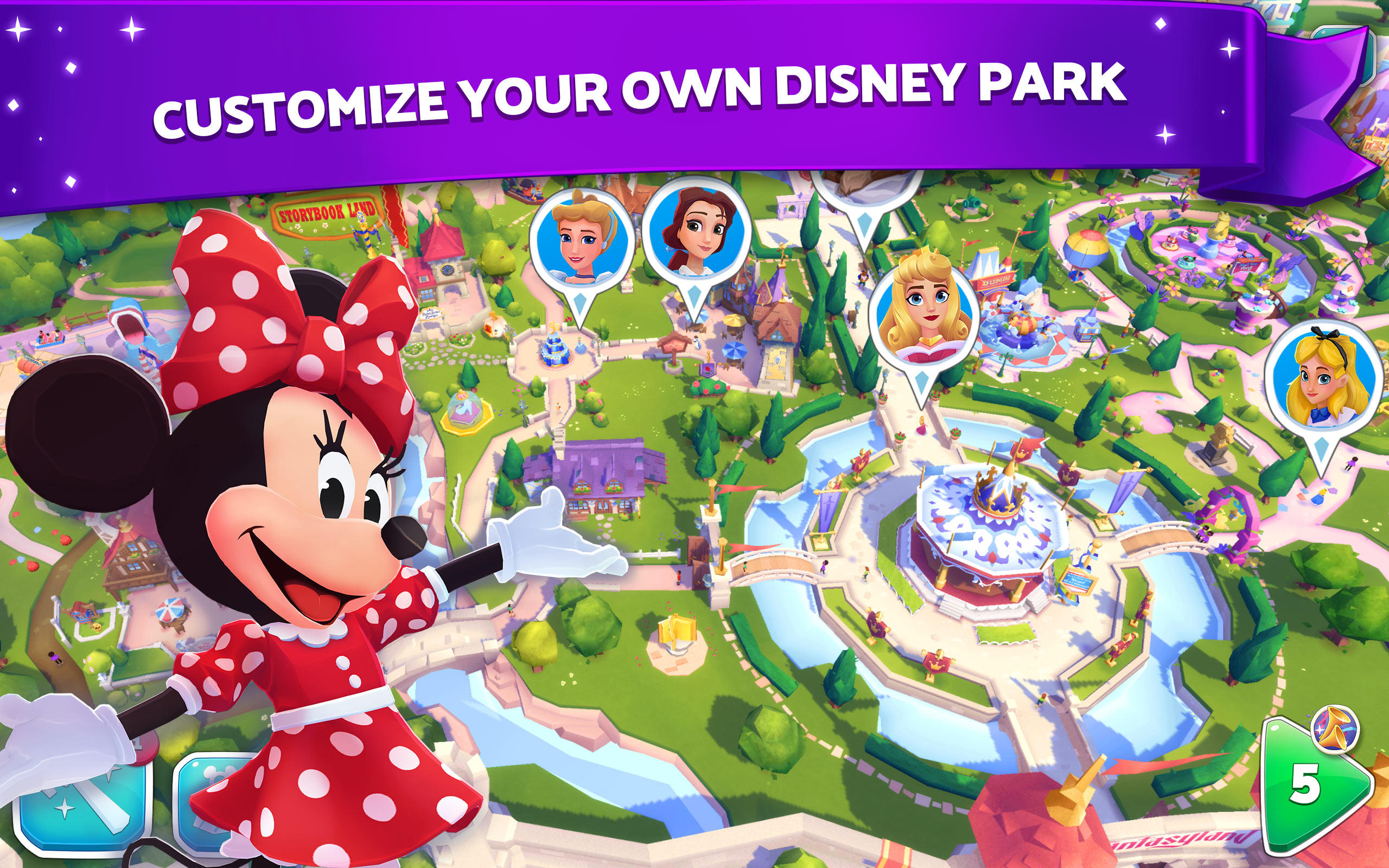 Cuplikan Layar Game Disney Wonderful Worlds