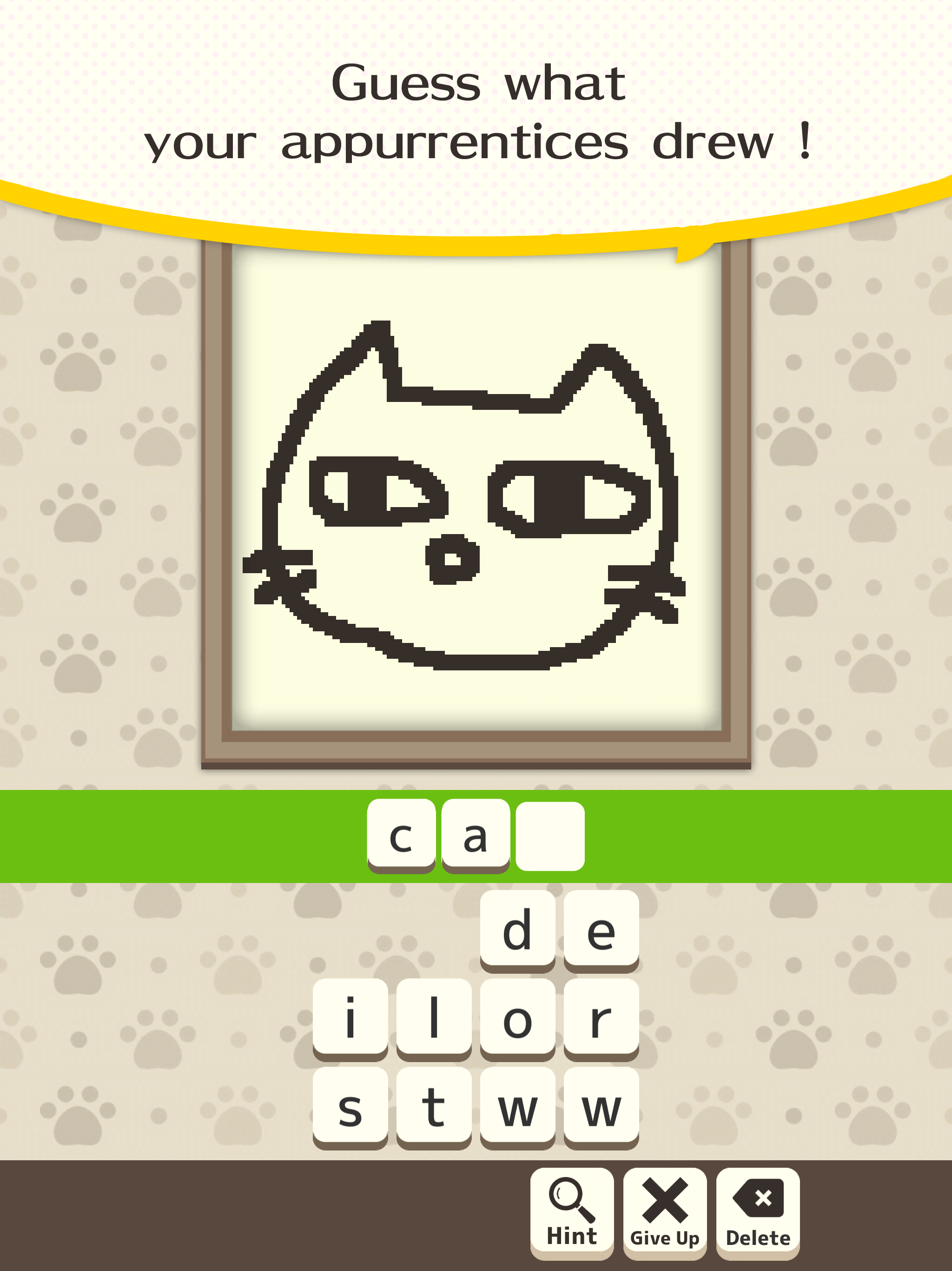 Cat Painter Game Screenshot