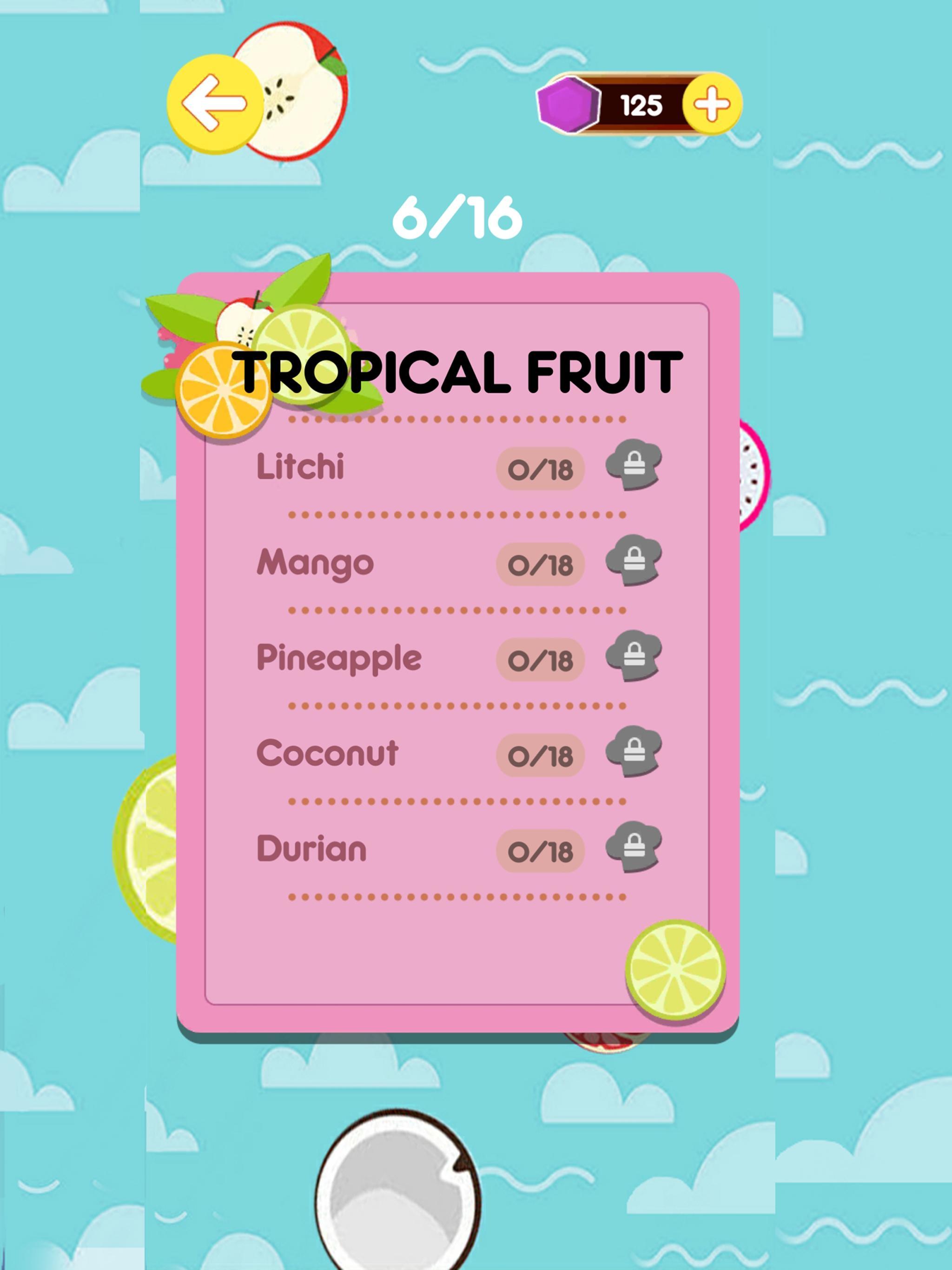 Fruit Spelling Ninja Game Screenshot