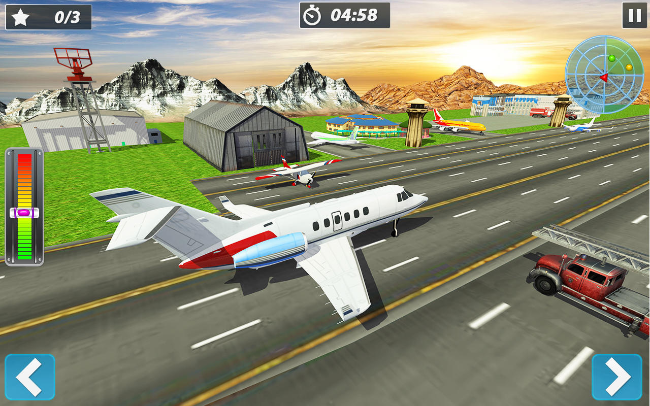 Cuplikan Layar Game Real Airplane Flight Simulator