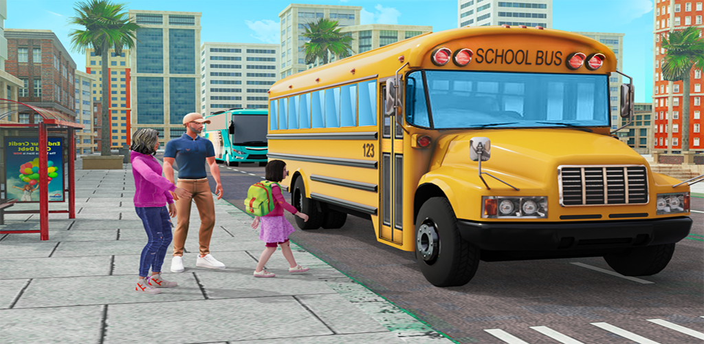 Jogue Motorista de ônibus escolar, um jogo de Dirigir