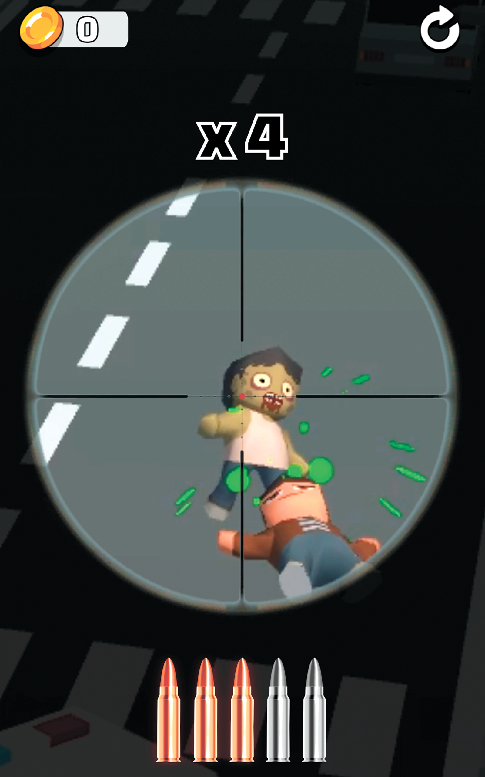 Скриншот игры Zombie Sniper