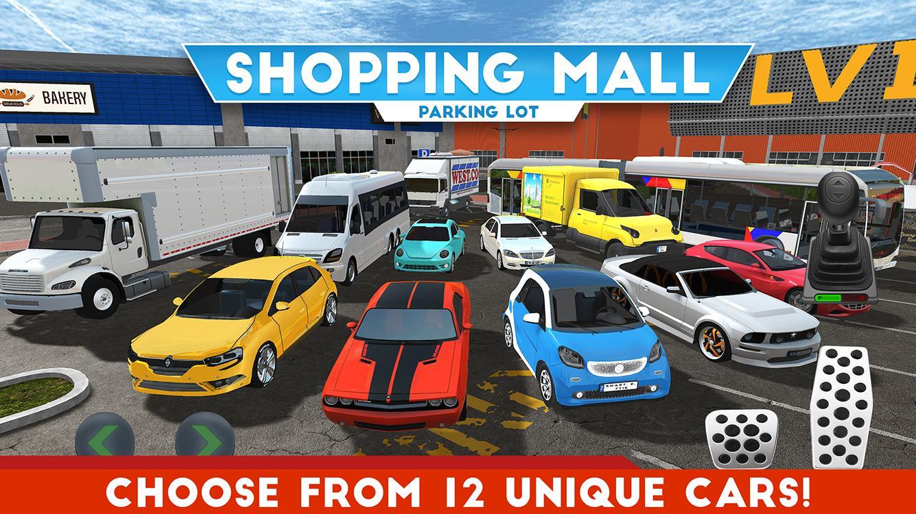 Shopping Mall Parking Lot Game Screenshot