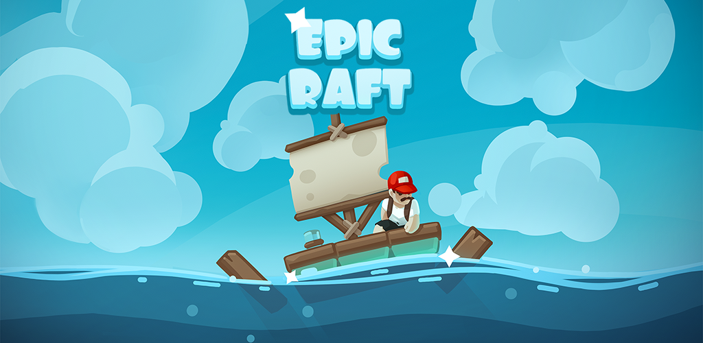 Epic Raft: Fighting Zombie Shark Survival Games screenshot
