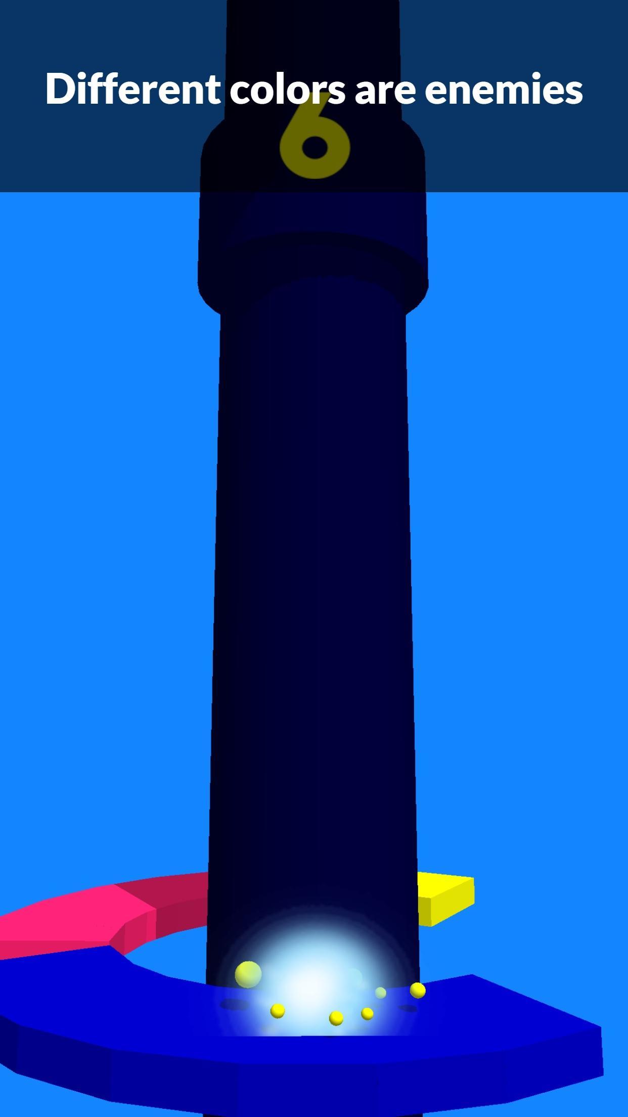 Captura de Tela do Jogo Color Helix Tap