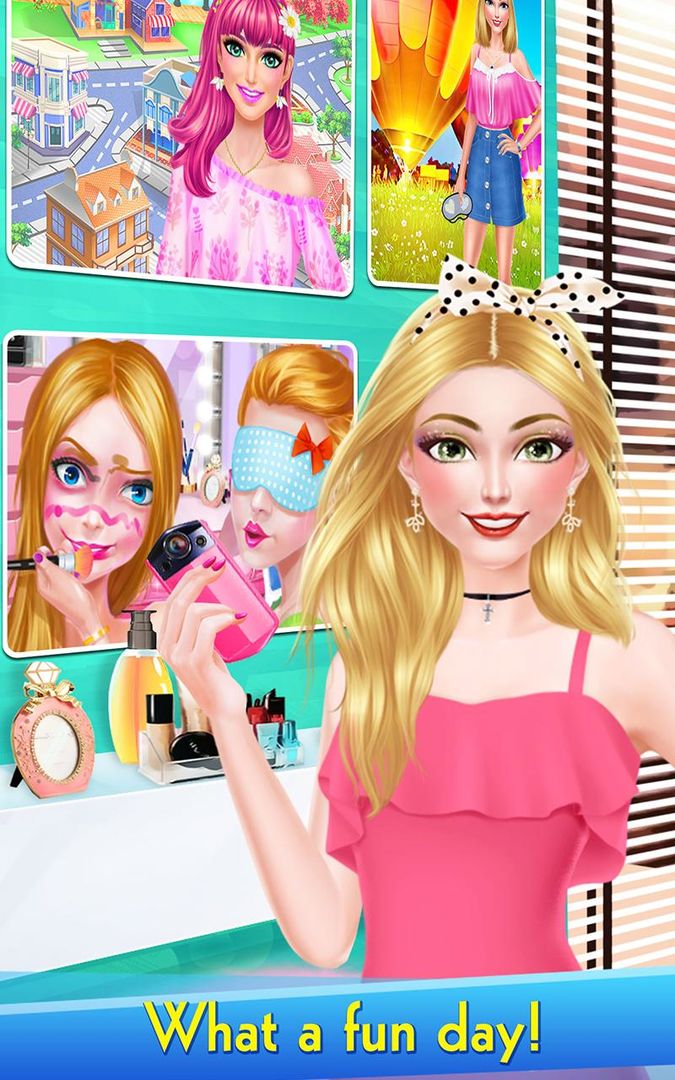 Blogger Girl: Blindfold Makeup 게임 스크린 샷